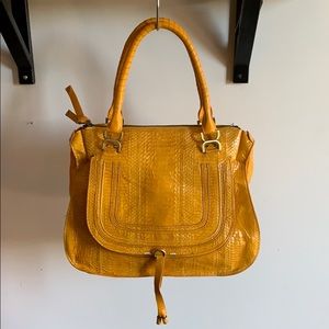 Leather Yellow purse